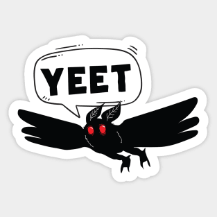 Mothman Yeet Sticker